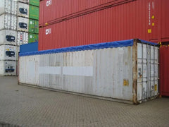 Container Marittimo Open Top 40 Piedi con Telo di Copertura Rinforzato Usato