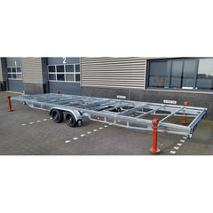 Pianale Rimorchio Modulare 7,80m x 2,44m per Tiny House con Triplo Asse Rinforzato