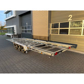 Piattaforma Base Ribassata Vlemmix 7.20m per Tiny House con Tre Assi Frenati