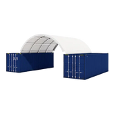 Tunnel di Copertura per Container Marittimi 20x20 Piedi Robusto