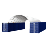Tunnel di Copertura Robusto per Container 20x40 Piedi