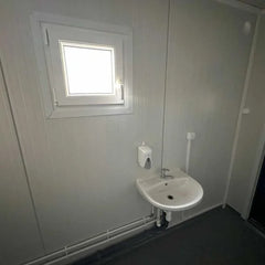 Unità Sanitaria Mobile Usata 14.8 mq con 6 Docce e Servizi Igienici Integrati