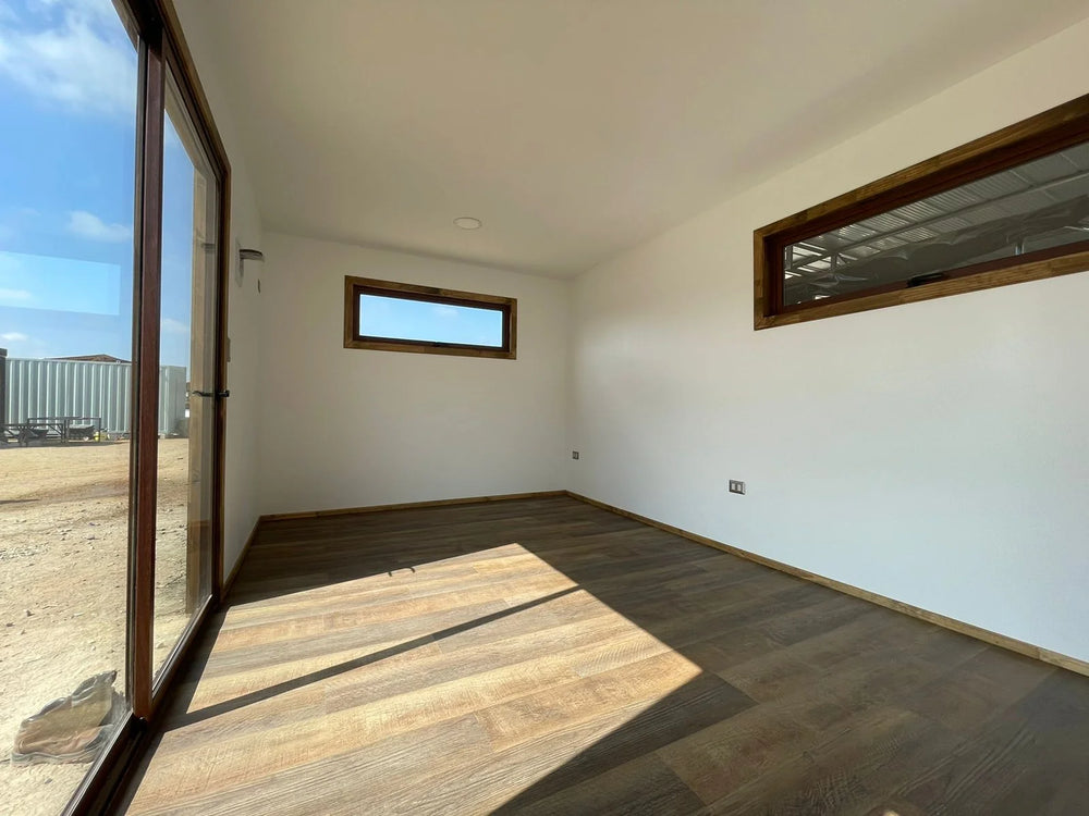 Cabina Modulare di Design 18mq con Finiture Premium Nero Opaco