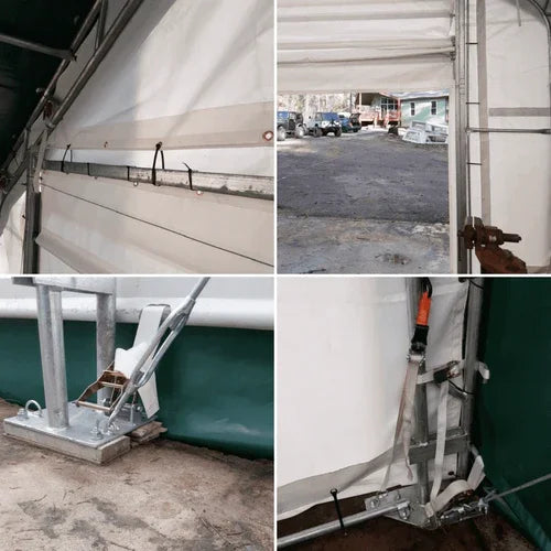 Capannone di Stoccaggio Rinforzato a Doppio Traliccio 30'x40'x20'