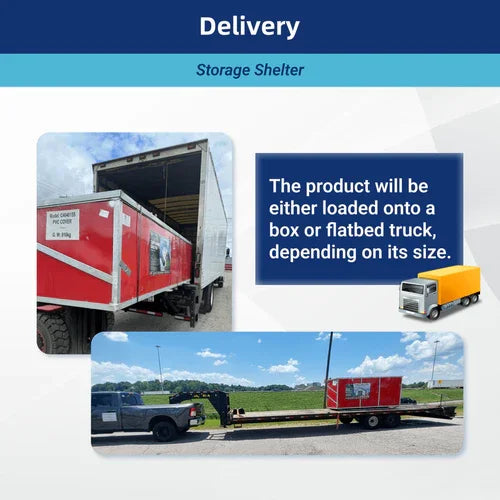 Capannone di Stoccaggio Rinforzato con Doppio Traliccio 20'x33'x16'