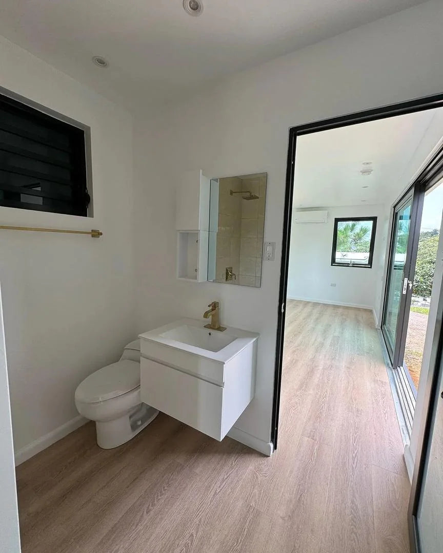 Casa Modulare T1 28.3 mq Container 40 Piedi High Cube di Lusso