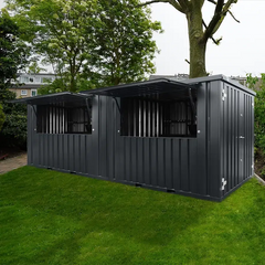 Chiosco Bar Modulare XL 12 mq - Acciaio Antracite