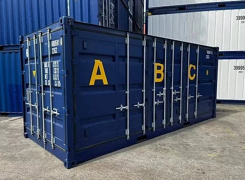 Container 20 Piedi Open Side per Stoccaggio Sicuro con Vasca Integrata