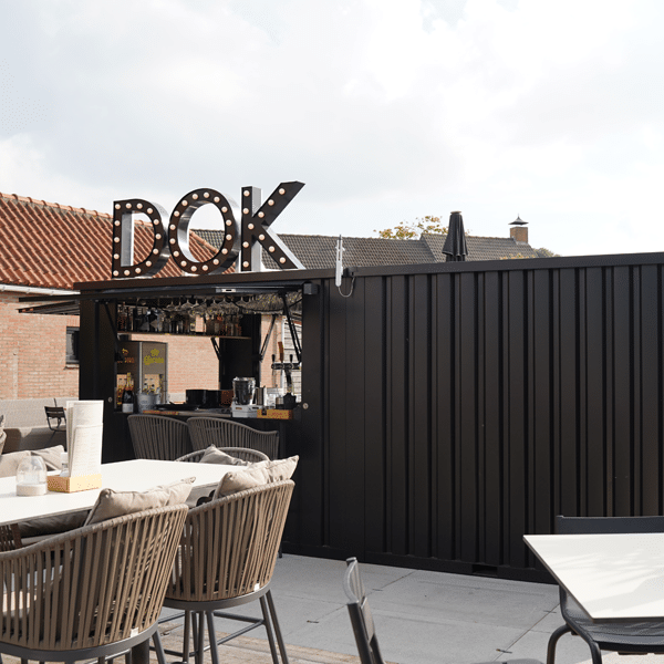 Chiosco Bar Modulare 12 mq con Bancone a Ribalta