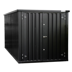 Container di Stoccaggio Modulare 6x2m Smontabile - Nero Profondo