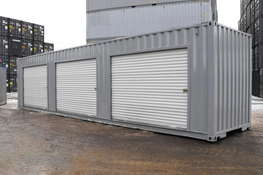 Container Magazzino 40 Piedi High Cube con Triplo Accesso Laterale