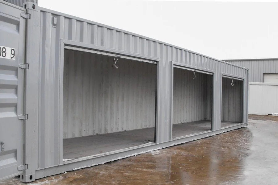 Container Magazzino 40 Piedi High Cube con Triplo Accesso Laterale