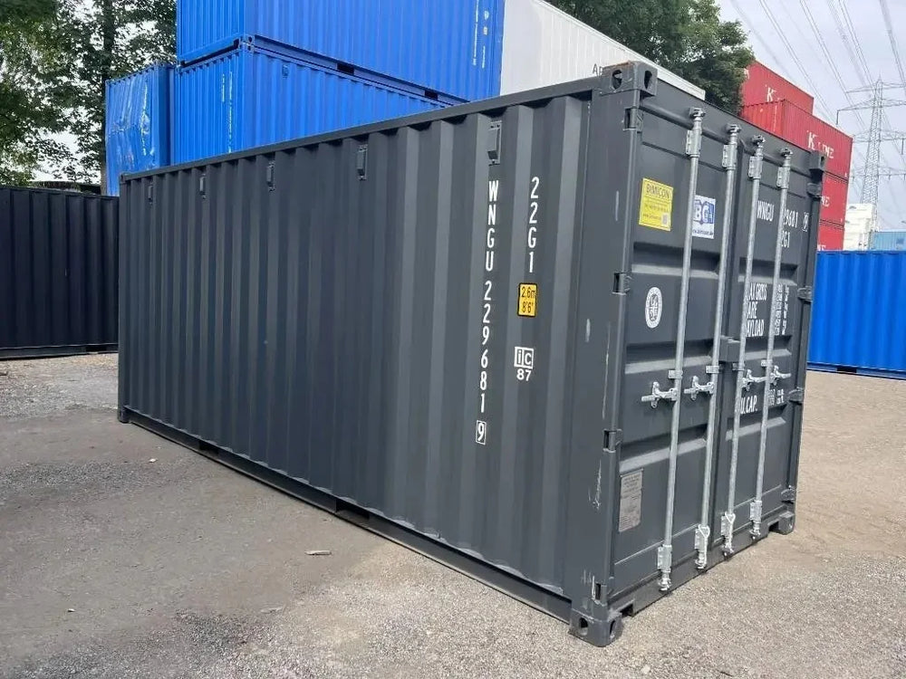 Container Marittimo 20 Piedi Premium Grigio Antracite Nuovo