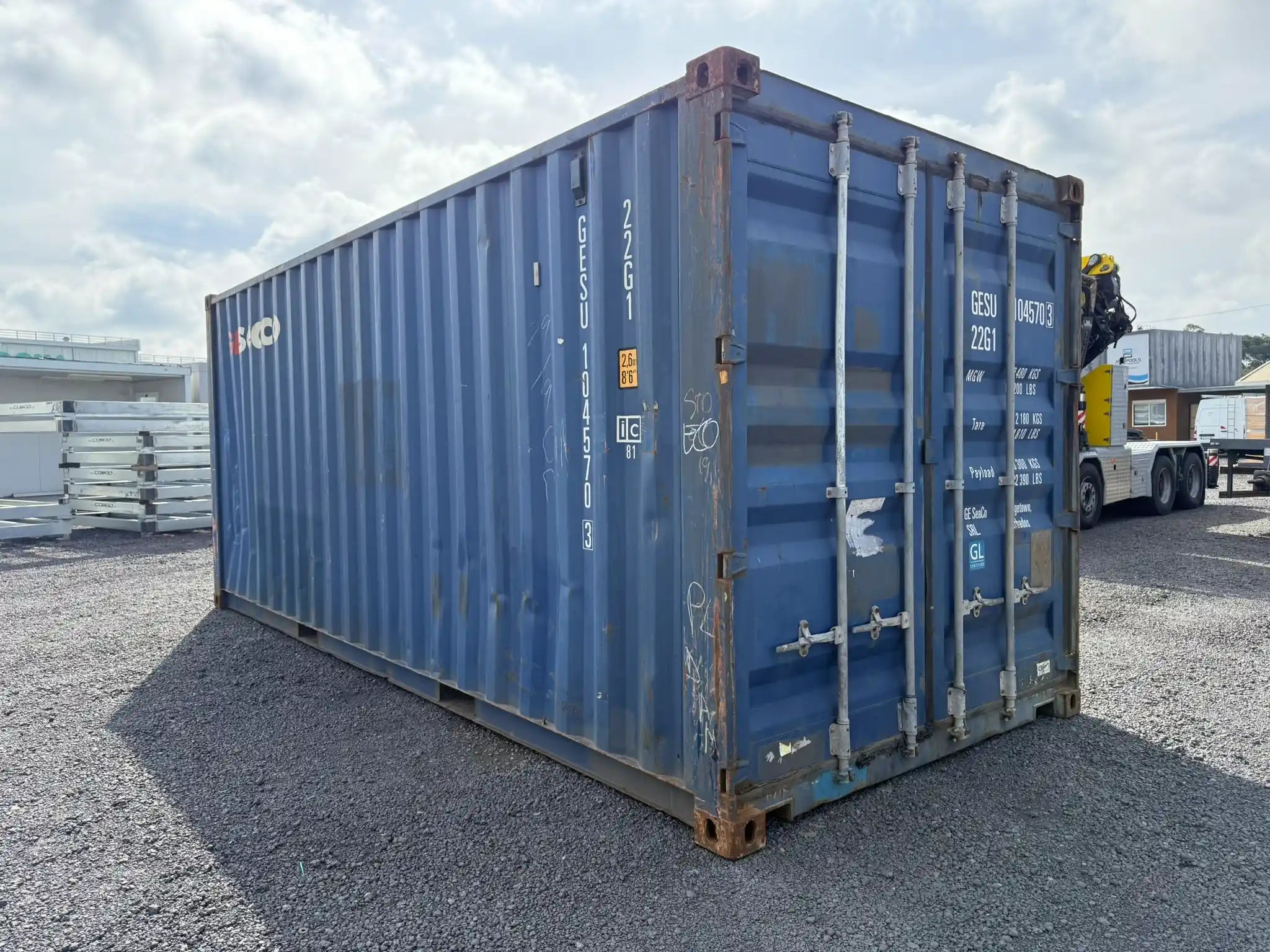 Container Marittimo 20 Piedi Usato per Stoccaggio Sicuro
