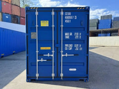 Container Marittimo 40 Piedi High Cube Nuovo in Acciaio Corten Blu Genziana