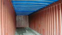 Container Marittimo Open Top 40 Piedi con Telo di Copertura Rinforzato Usato