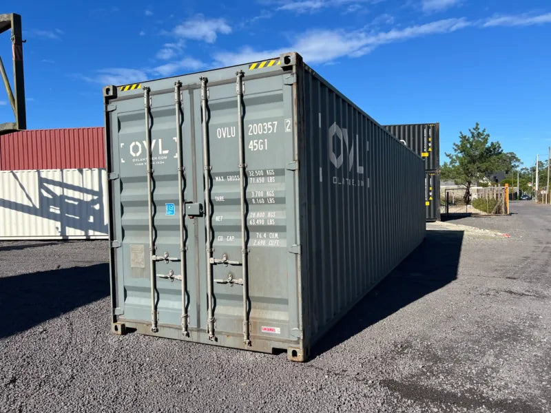 Contenitore Marittimo Usato High Cube 40 Piedi per Stoccaggio Ottimale