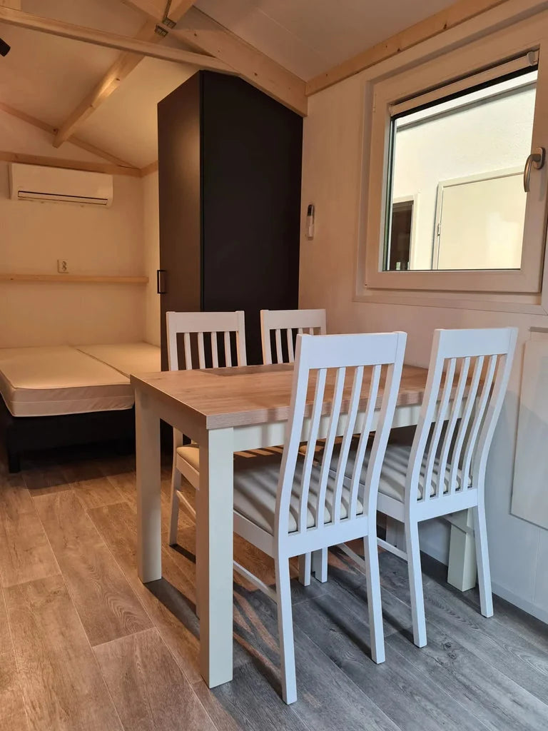 Mini Casa Mobile T0 - 15m² per 4 Persone, Pronta da Vivere - Premium