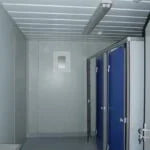 Modulo Sanitario Professionale 24mq con Docce e WC Multipli
