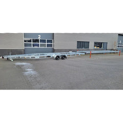 Pianale Rimorchio Modulare 7,80m x 2,44m per Tiny House con Triplo Asse Rinforzato