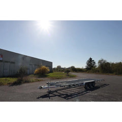 Pianale Rimorchio Robusto per Tiny House Triplo Asse 7,20 x 2,44 m