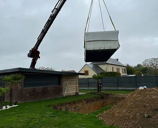 Piscina Prefabbricata in Container - Lunghezza 5m, Area Nuoto 10mq