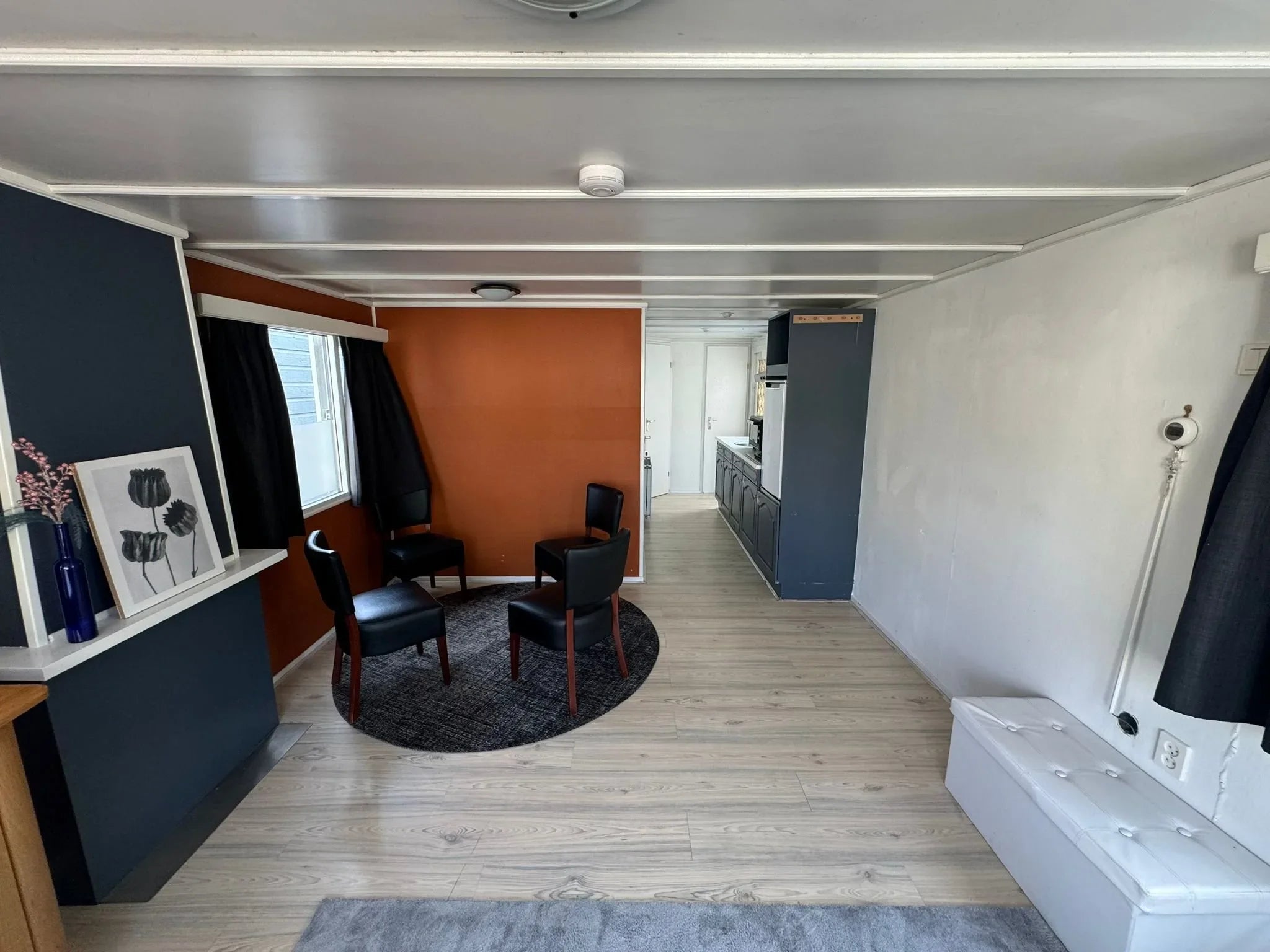 Residenza Mobile Chalet Bianco T2 – 40.7 mq con Riscaldamento Integrato