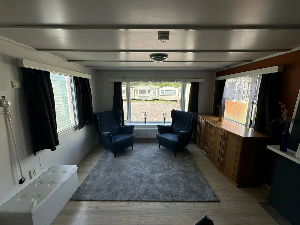 Residenza Mobile Chalet Bianco T2 – 40.7 mq con Riscaldamento Integrato