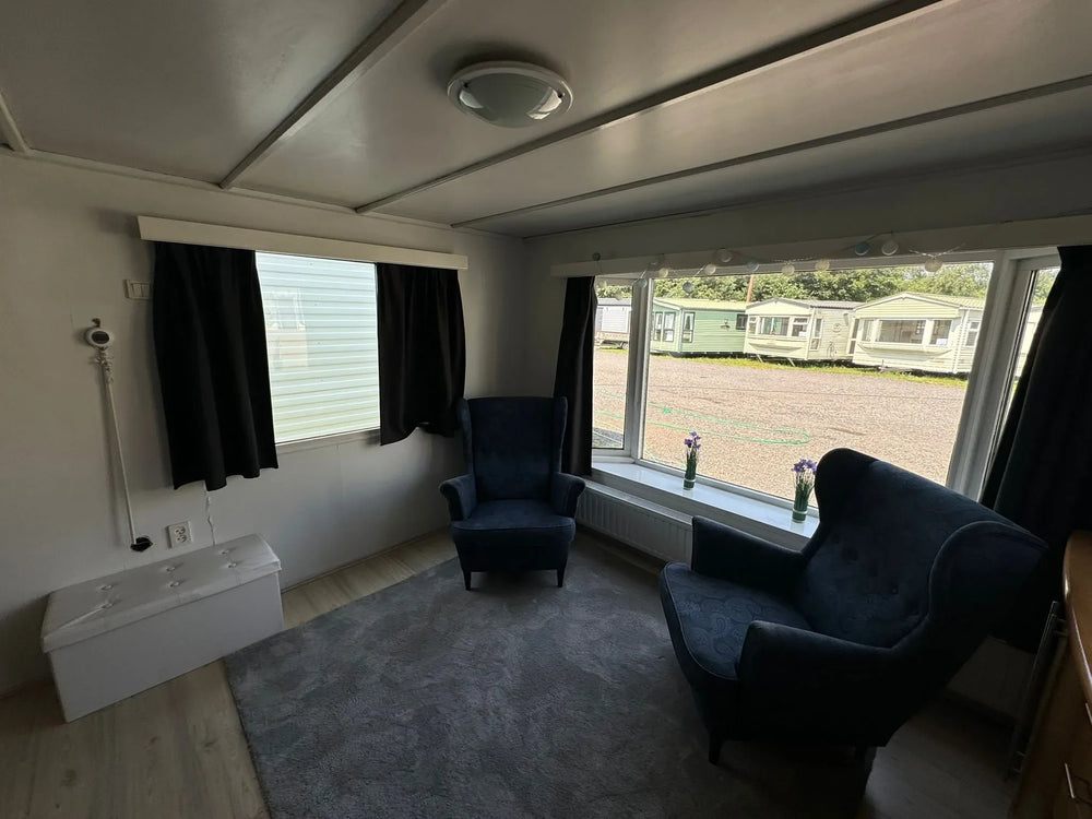 Residenza Mobile Chalet Bianco T2 – 40.7 mq con Riscaldamento Integrato