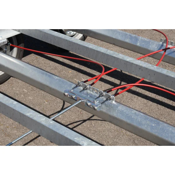 Rimorchio per Tiny House 5,40m x 2,44m - Timone Smontabile (3500 kg) - Premium