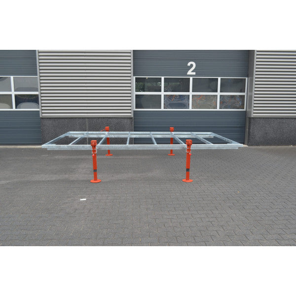 Rimorchio Piattaforma Modulare 4.2m con Sistema di Distacco Rapido