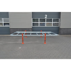 Rimorchio Modulare Monoasse con Telaio Amovibile per Tiny House 4,2m