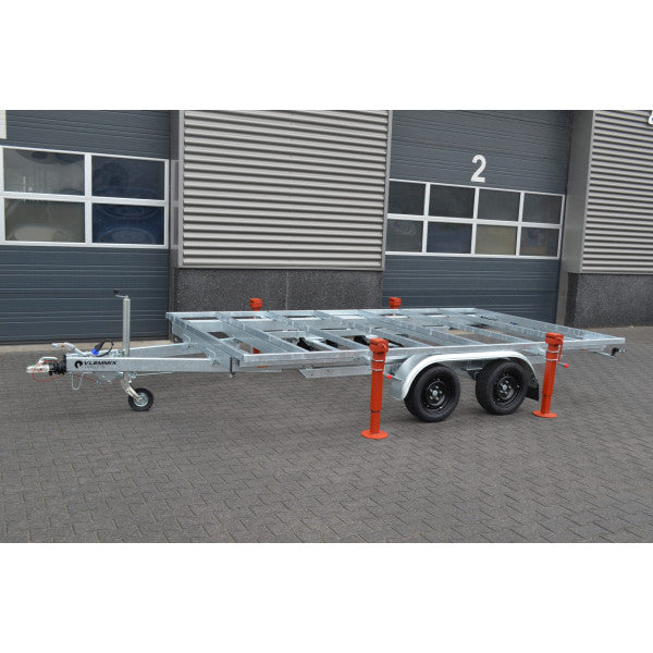 Rimorchio Modulare Monoasse con Telaio Amovibile per Tiny House 4,2m