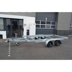 Rimorchio Piattaforma Modulare 4.2m con Sistema di Distacco Rapido