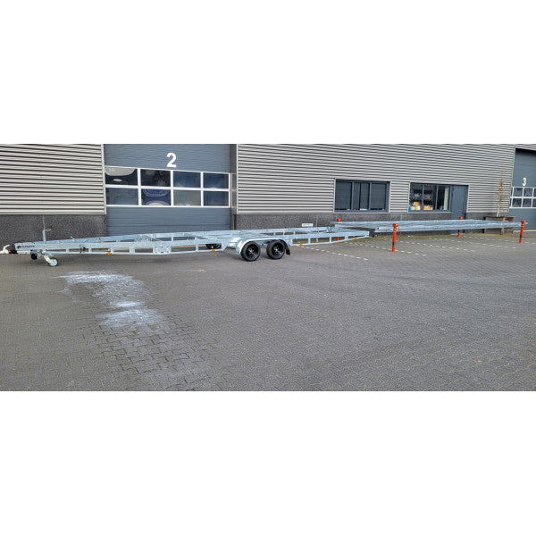 Rimorchio Professionale 8.4m per Tiny House con Telaio Staccabile Zincato a Caldo