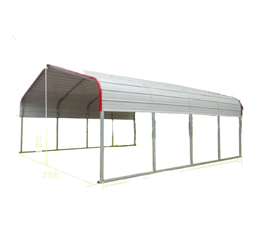 Tettoia per Veicoli Golden Mount Classic in Acciaio Galvanizzato