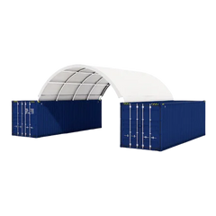 Tunnel di Copertura per Container Marittimi 20x20 Piedi Robusto
