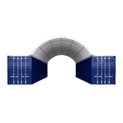 Tunnel di Copertura Robusto per Container 20x40 Piedi