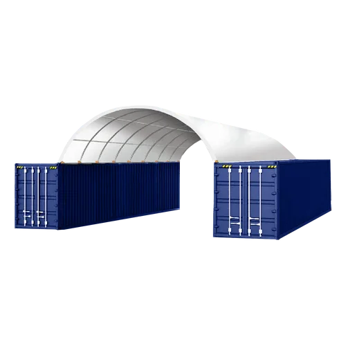 Tunnel di Copertura Robusto per Container 20x40 Piedi