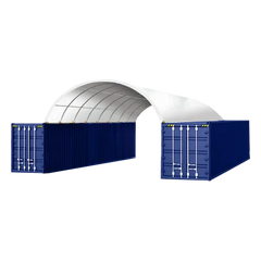 Tunnel di Copertura Robusto per Container 20x40 Piedi